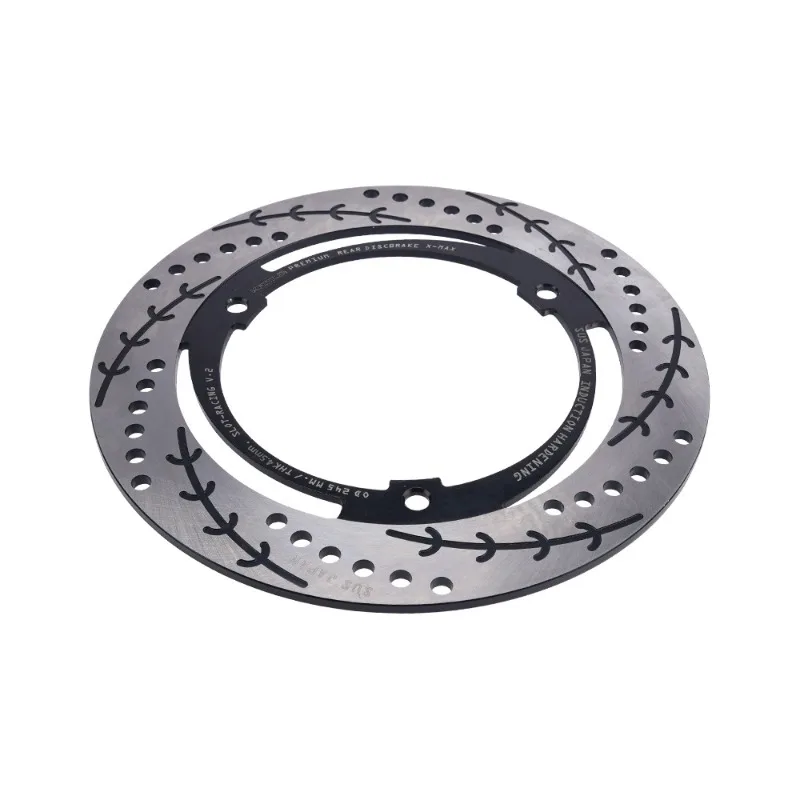 After the brake disc is modified, the KAMUI 245MM disc brake floating brake disc is installed non-destructive