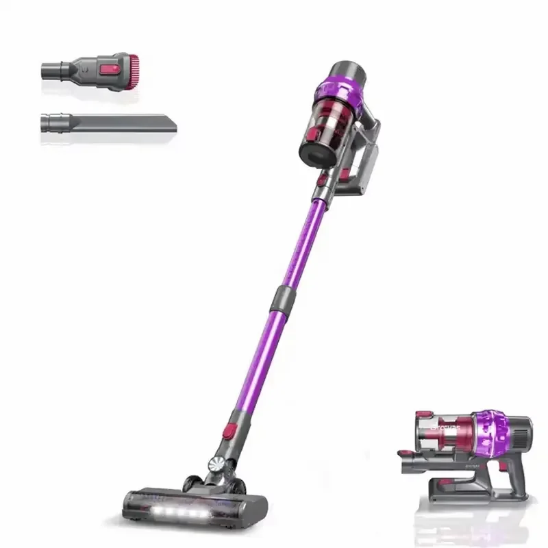 Bagless Cyclone Intelligent Cordless BLDC Stick Vacuum Cleaner with High Suction Power for Home