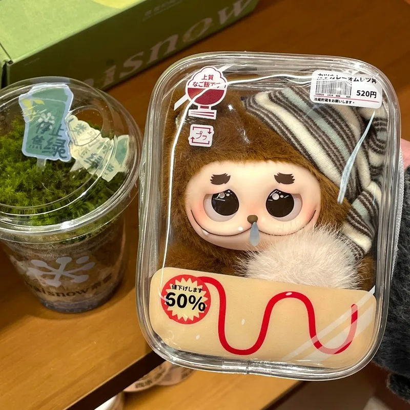 شفافة بولي كلوريد الفينيل الغبار تخزين أكياس ل 12 سنتيمتر أفخم دمية الإبداعية اليابانية السوشي نمط دمية عرض أكياس واقية 2026 #5