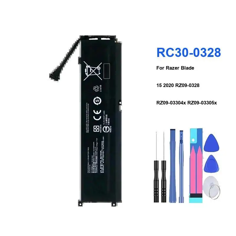 

Laptop Battery RC30-0328 4221Mah For Razer Blade Stealth 15 2020 RZ09-0328 RZ09-03304X RZ09-03305X RZ09-0330X RZ09-0330