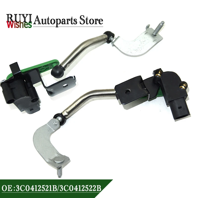 

3C0412521B 3C0412522B New Front Left/Right Car Headlight Level Sensor For VW Golf Tiguan/Passat CC EOS/Rabbit GTI