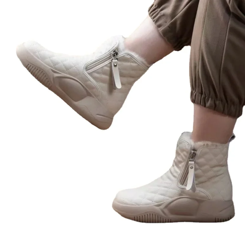 Thick Bottom Side Chain Warm Comfortable Snow Boots for Women In 2022 Winter New Fashion Casual Casual Short Boots for Women’s