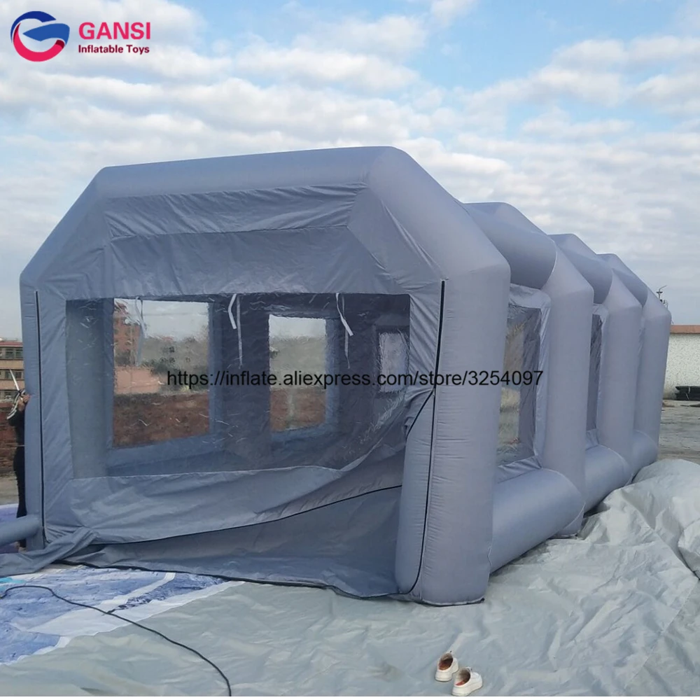 

oxford clear pvc material mobile Inflatable Spray Booth car Painting room