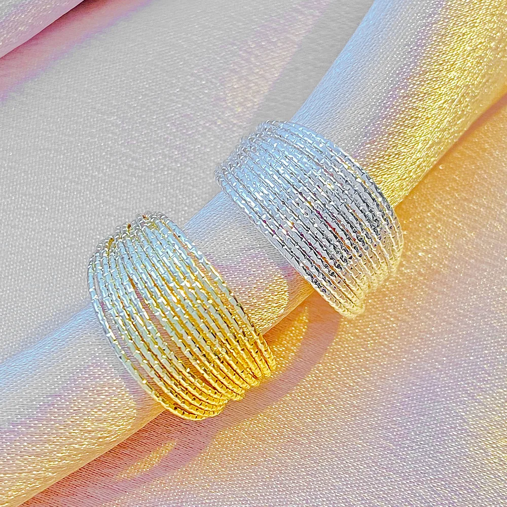 Luxury multilayer split ring image 4