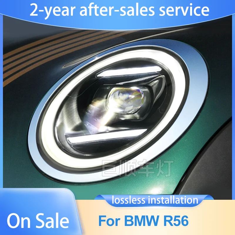 Car Lights For BMW Mini Cooper R56 R55 R57 2007-2013 LED Projetor Headlamp Daytime Running Light Automotive Accessories