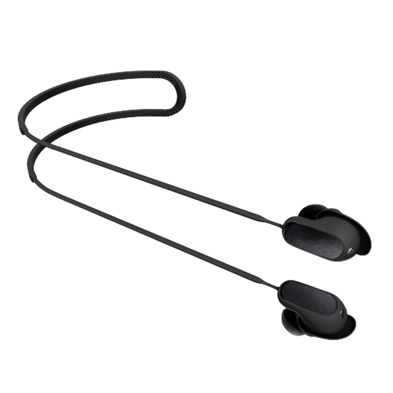 Cordino da collo appeso con corda morbida Anti-smarrimento per Bose Quiet Comfort Earbuds II auricolari cinturino per cavo per cuffie compatibile con Bluetooth
