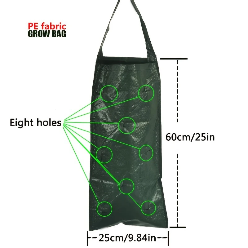 Multi-function Hanging Strawberry Grow Bag Upside Down Planter Tomato Potato Vegetable Flower Plant Grow Bags Garden Decoration