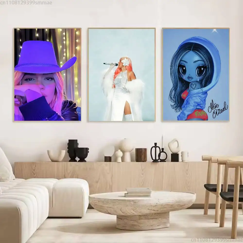 K-KAROL G NO ME ARREPIENTO DE SENTIR TANTO Artists Canvas Painting for Living Room Home Decor Poster Fans Gifts-unframed