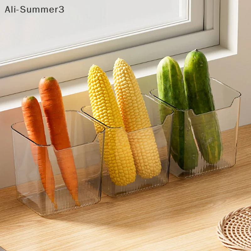 Kühlschrank Lebensmittel Frische Lagerung Box Kühlschrank Seite Tür Obst Gemüse Gewürz Lebensmittel Fall Container Küche Organizer Lagerung Boxen