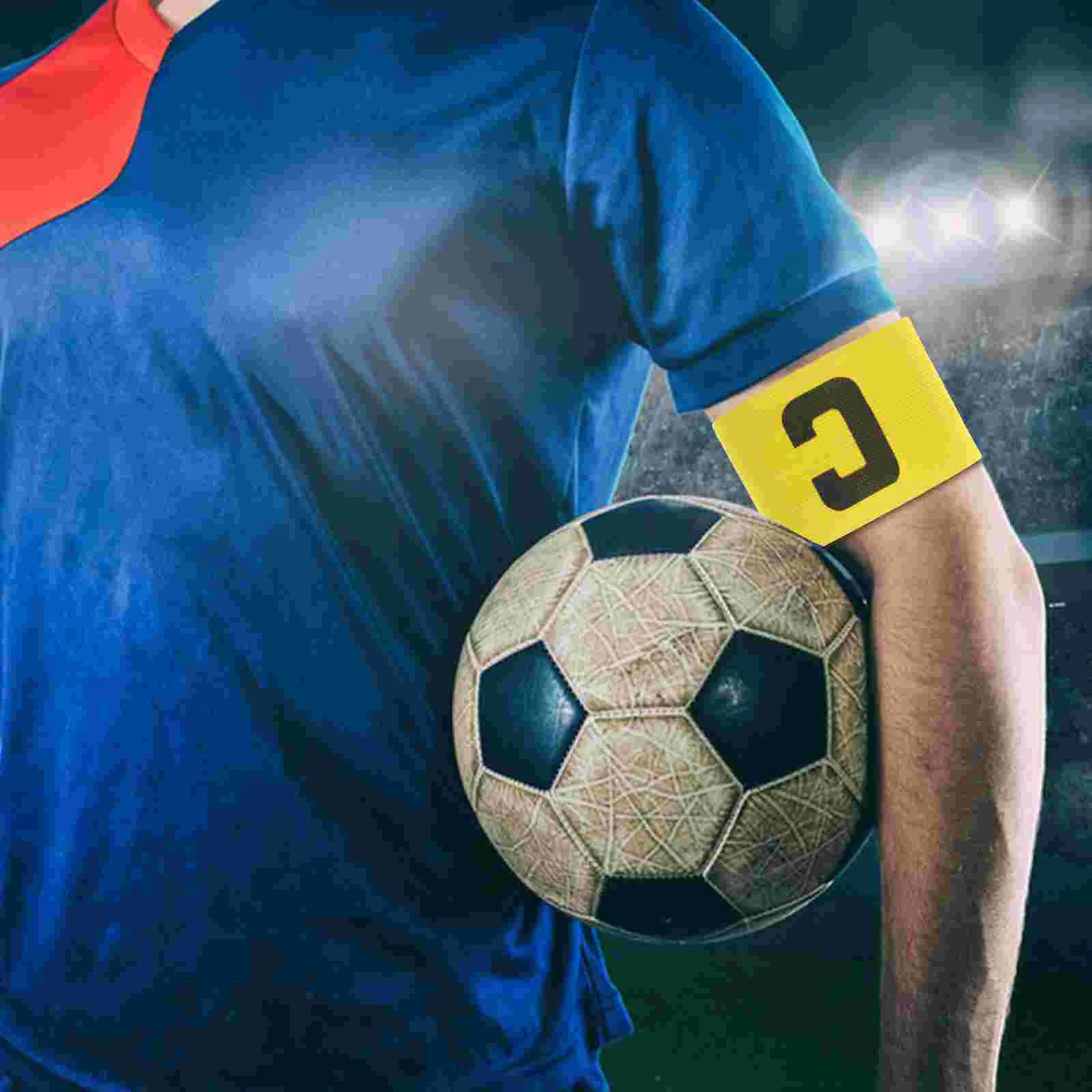 

6 Pcs Captain Arm Bands for Soccer Armband Football Sports Armbands Men Women Badge