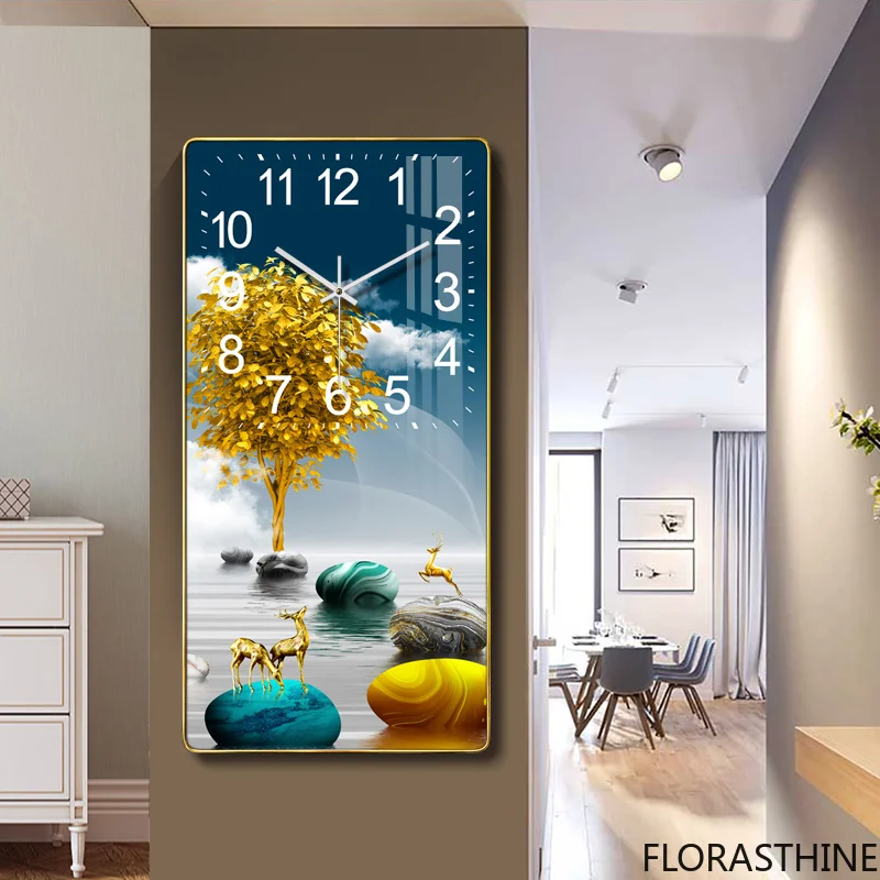 Wall Clock for Living Room Fashion 2023 New Electronic Creative Quartz Clock Home Wall