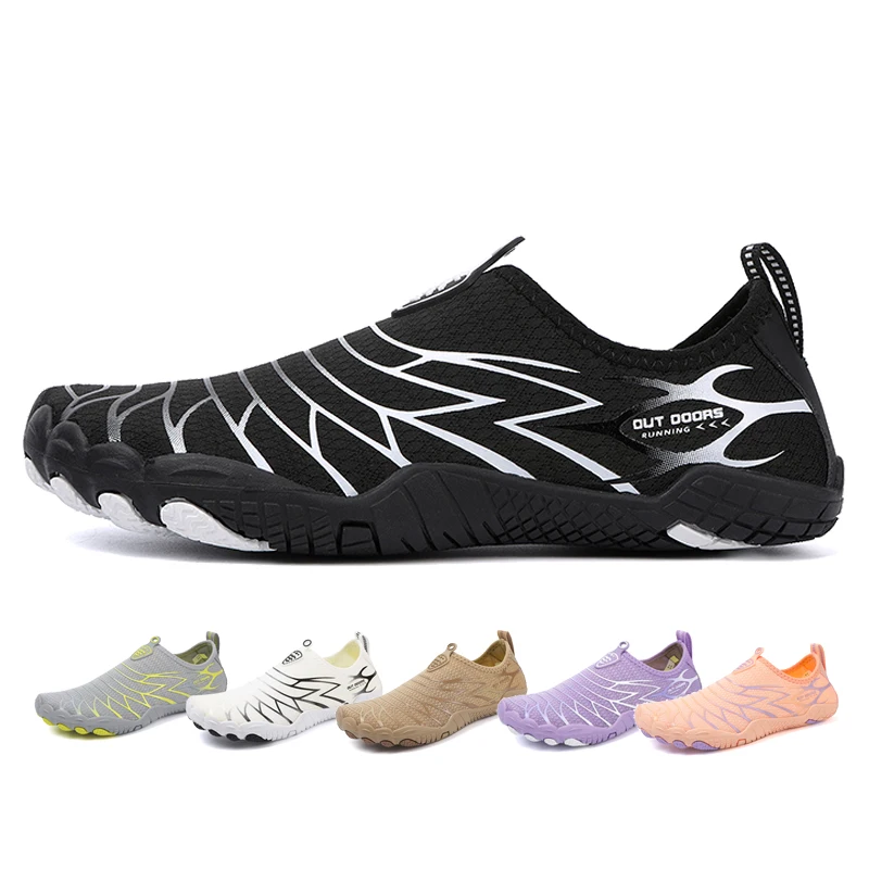 

Мужские и женские нескользящие пятипальцевые туфли для воды, уличные пляжные сандалии для босоногой ходьбы, быстросохнущие аквашузы для плавания, обувь для йоги Playa