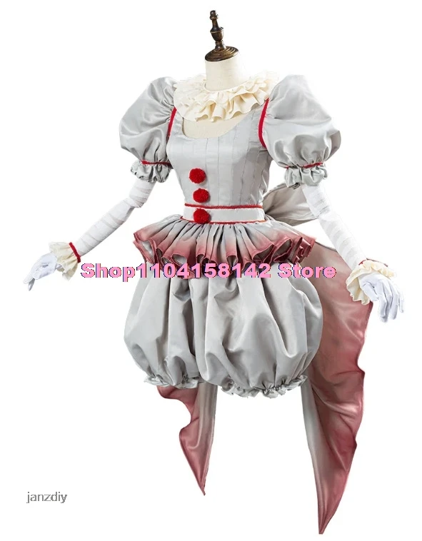 Costume de Cosplay du Film Clown détectée ywise, Tenue d'Halloween pour Bol, Horreur Lolita, Habillage pour Femme, Robe Nette, ixde Carnaval, Ensemble Complet