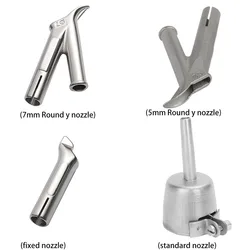 Plastic Welding Nozzles Replacement Heat Resistance Welder Repairing Tip Tools Stainless Steel Titanium Alloy Soldering Supplies