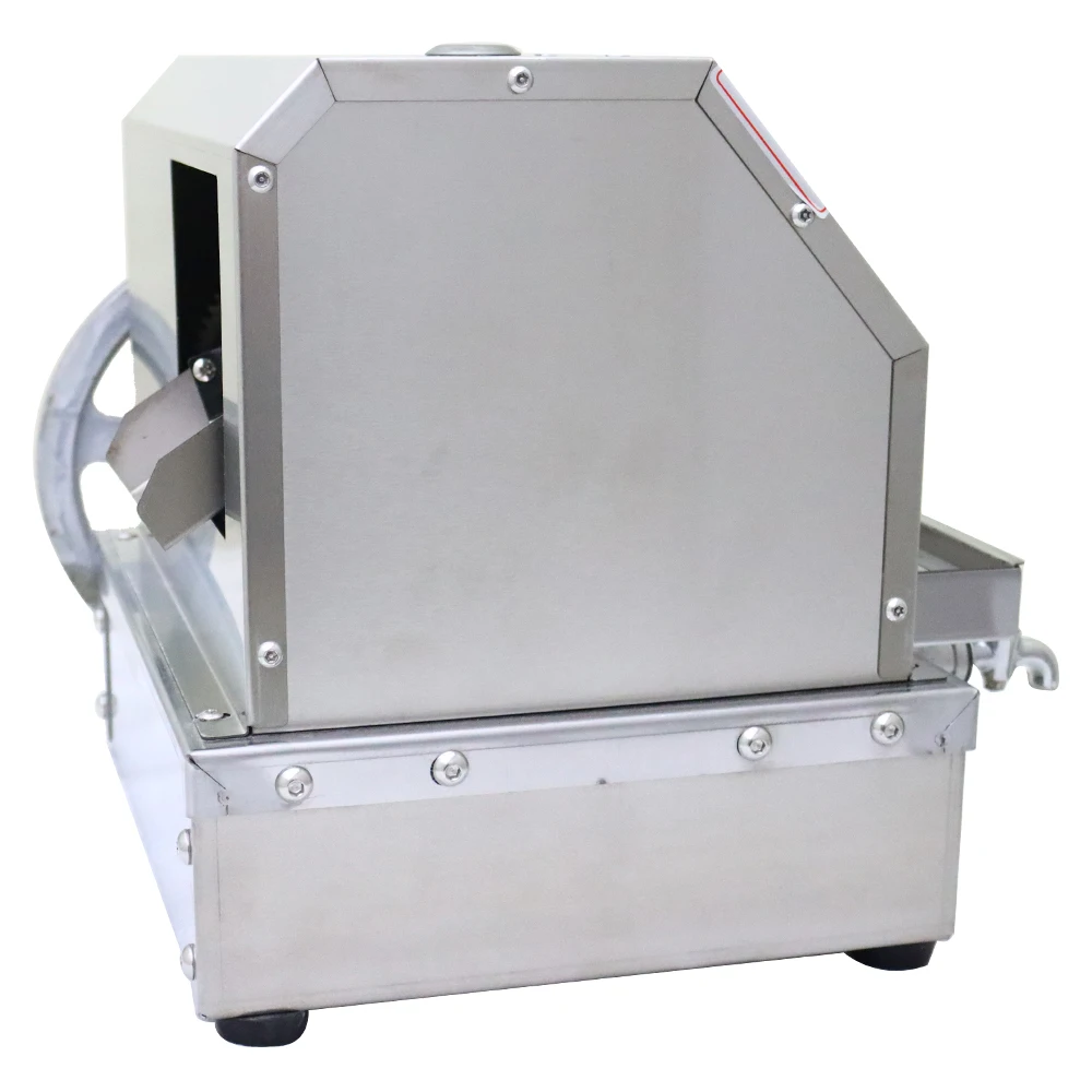 عصارة ضغط الزنجبيل اليدوية المصنوعة من الفولاذ المقاوم للصدأ مع 3 بكرات، عصارة ضغط قصب السكر التجارية مع ملعب قصب السكر