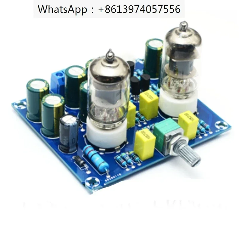 AC 12V 1A 6J1 Nilai 프리앰프 타벙 앰프 파판 프리앰프 헤드폰 DIY 키트