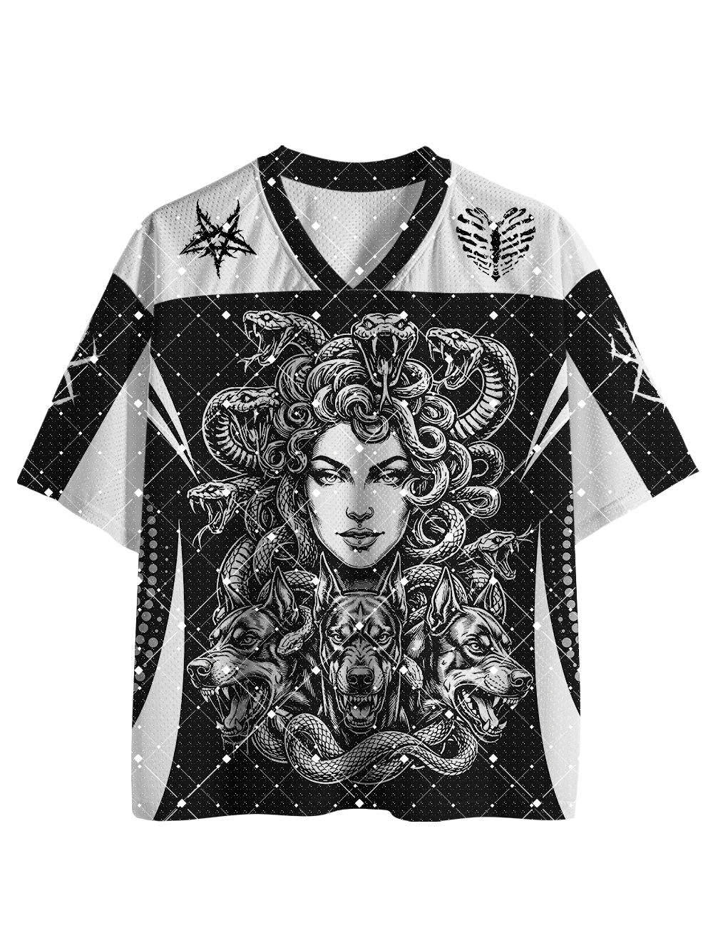3dV Leading Gothic Wind Speed Dry Trendy Fashion Speed Dry T-shirt, The First Choice for Sports and Leisure