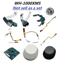 Piezas de repuesto originales PCB para Sony WH-1000XM5, puerto de cargador de repuesto para auriculares/placa de cargador/placa madre/etiqueta de reducción de ruido
