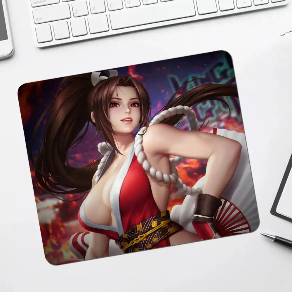 Shiranui Mai Wireless mouse Desk Pad Cute Desk Accessories Mouse Pad for Laptop Gamer 450x400x2mm E-sports Mice Pad