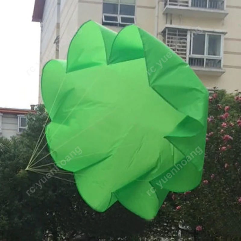 1PCS 2-4Kg Model Aircraft Recovery Parachute Anti-fall Nylon Canopy w Cord Landing Protection Umbrella for RC Drone UAV Outdoor