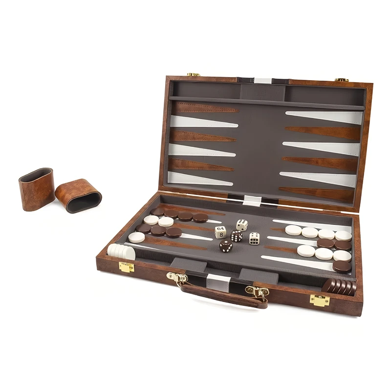 Classic game set, 38cm/15inch folding board, standard version, portable travel game, ideal gift for strategy enthusiasts