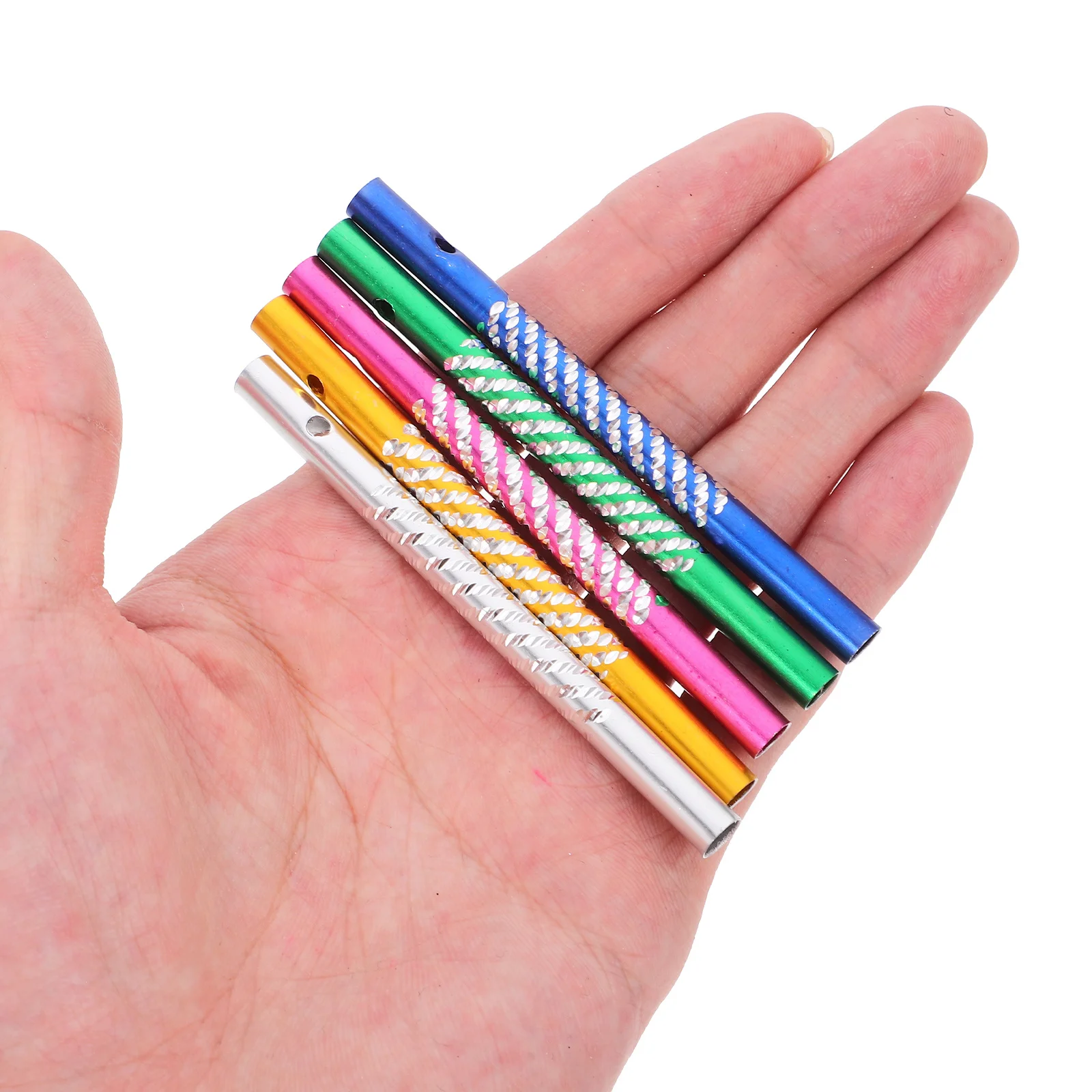 

50Pcs DIY Metal Wind Chime Tubes Hollow Aluminum for Crafting Indoor Outdoor Decorative Wind Chimes Kit DIY Windchime