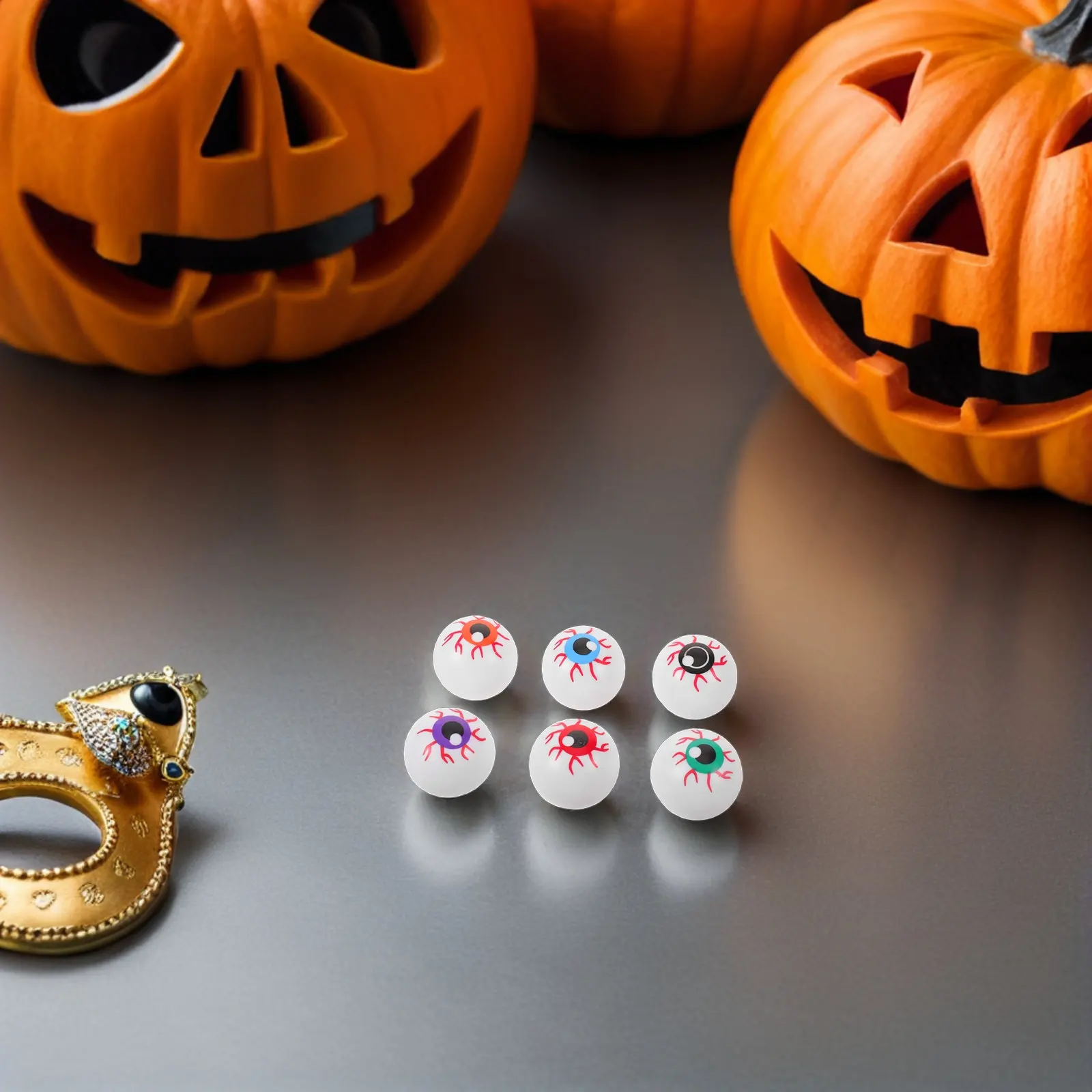 

36Pcs Halloween Eyeballs Set Realistic Bouncy Hollow Plastic Eyes Scary Halloween Decorations Haunted Props Party Supplies