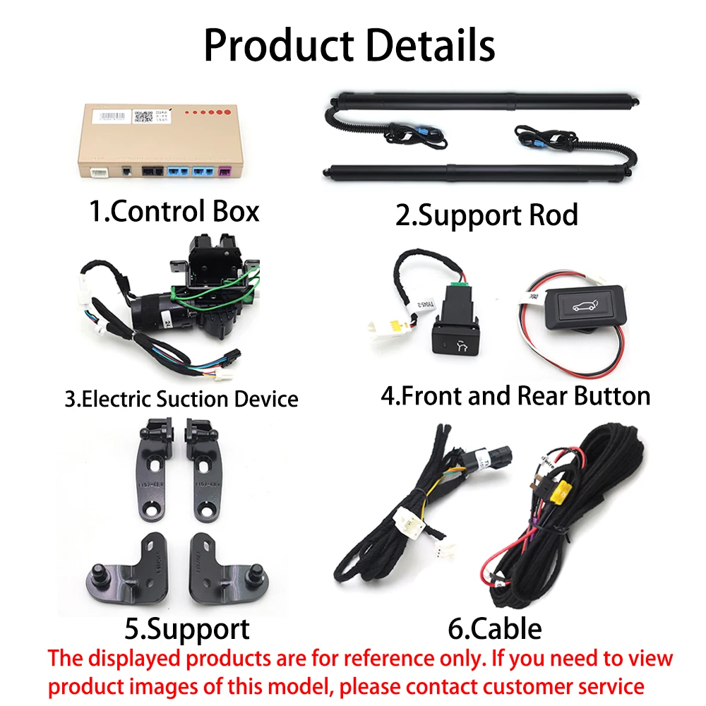 ل VinFast VF 3 5 6 7 VF3 VF5 VF6 VF7 هيريو الأخضر 2023-2026 سيارة السيارات الطاقة الكهربائية الباب الخلفي رفع الجذع أقرب نظام #6