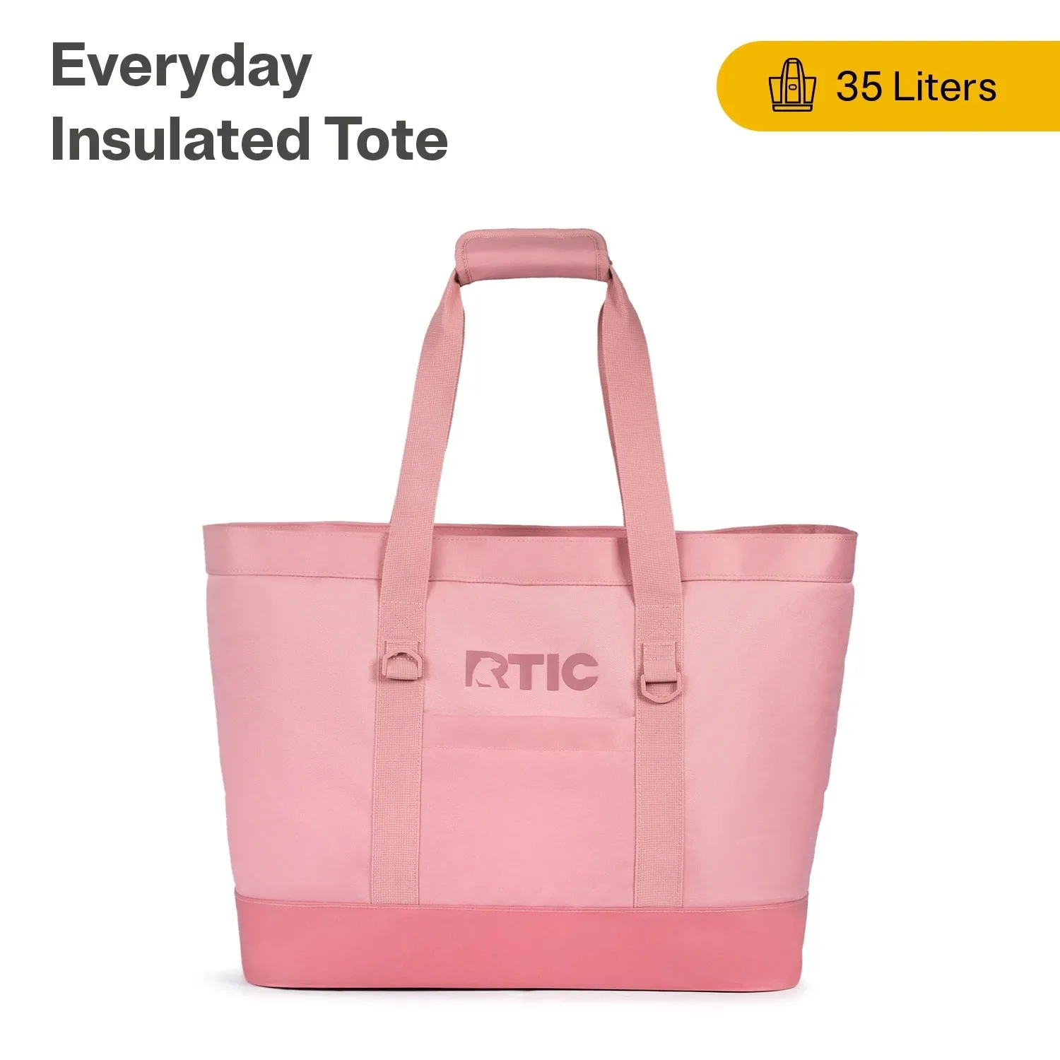 

Everyday Insulated Tote Bag, 35 ltr Insulated Cooler Bag, Leak-Free Interior, Dusty Rose