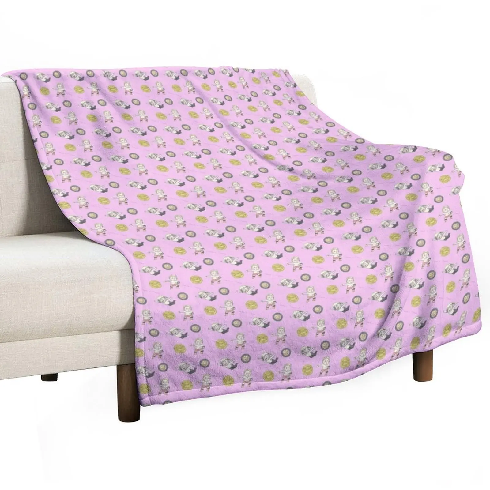 Okada vs Omega Throw Blanket Large Designers Blankets