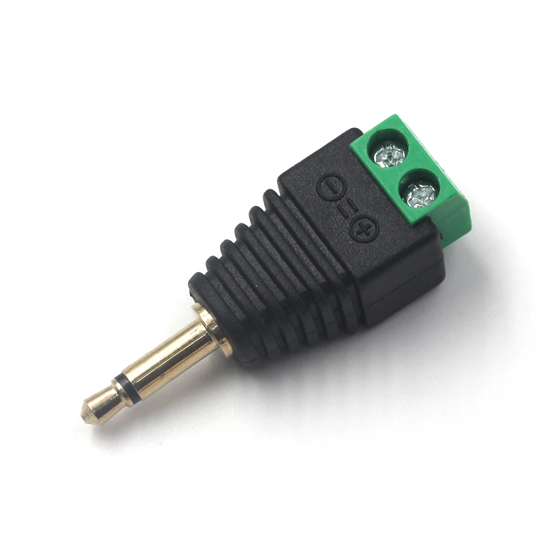 1-10PCS 3.5mm 2.5mm 2/3/4 Pole Male Plug / Female Socket To Screw Terminal Connector Mono/Stereo 1/8 Inch Headphone Audio Jack