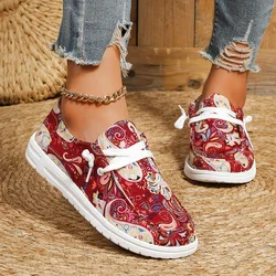 Women's minimalist style front tie up solid color flat bottomed casual shoes, soft sole breathable sports shoes