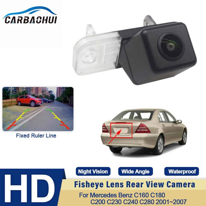 

Car Rear View Backup Reverse Camera HD CCD ​For Mercedes Benz C160 C180 C200 C230 C240 C280 2001 2002 2003 2004 2005 2006 2007