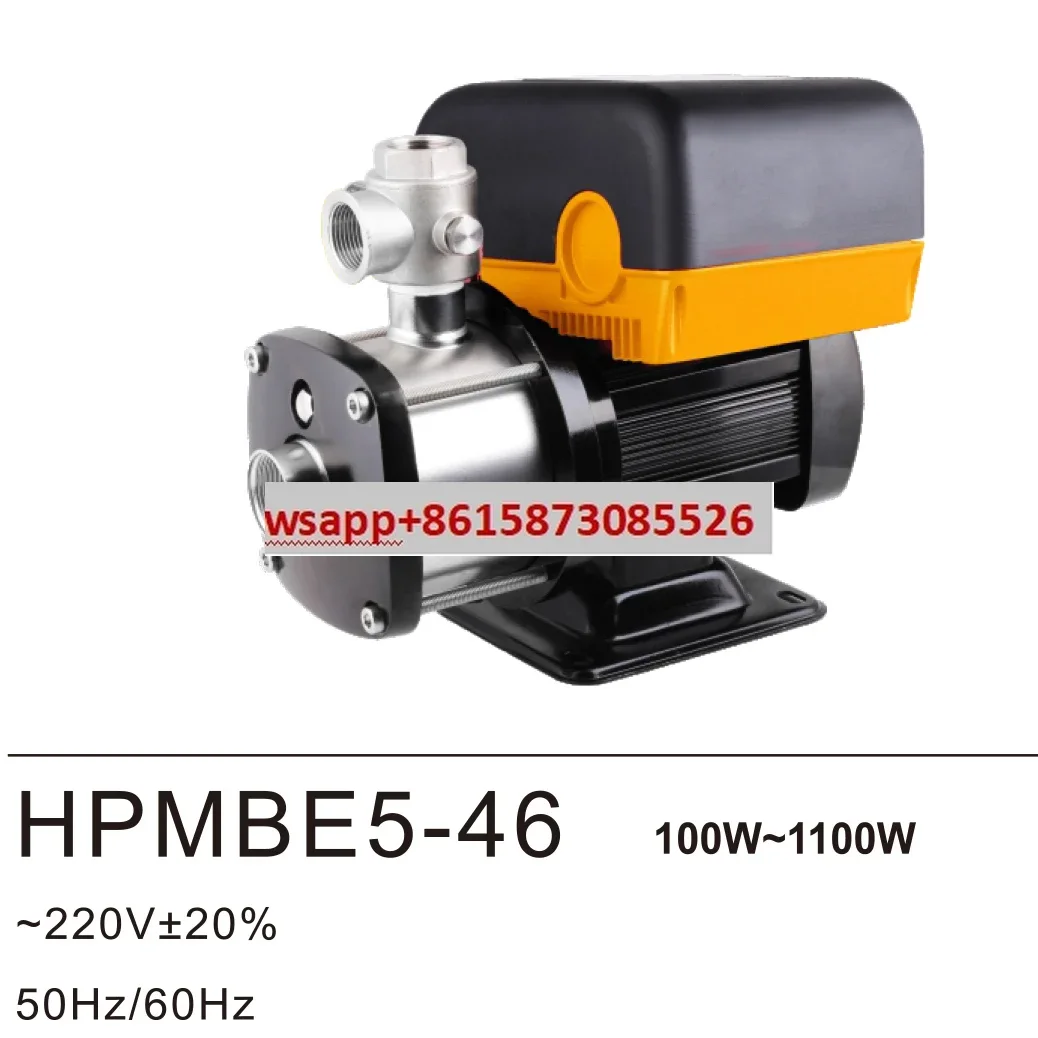 Permanent magnet variable frequency centrifugal large flow booster pump HPMBE4-26 household large shower top spray