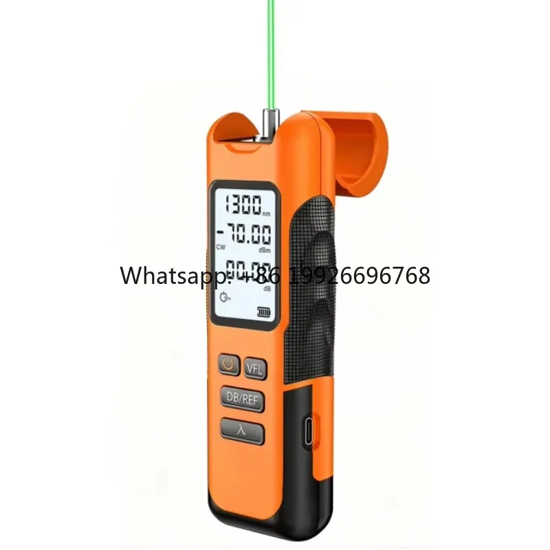 Y12 High-Precision All-in-One OPM & VFL SC/FC/ST Ports Green Light 1310/1550nm Connected 4G Workflow for Faster FTTH Maintenance