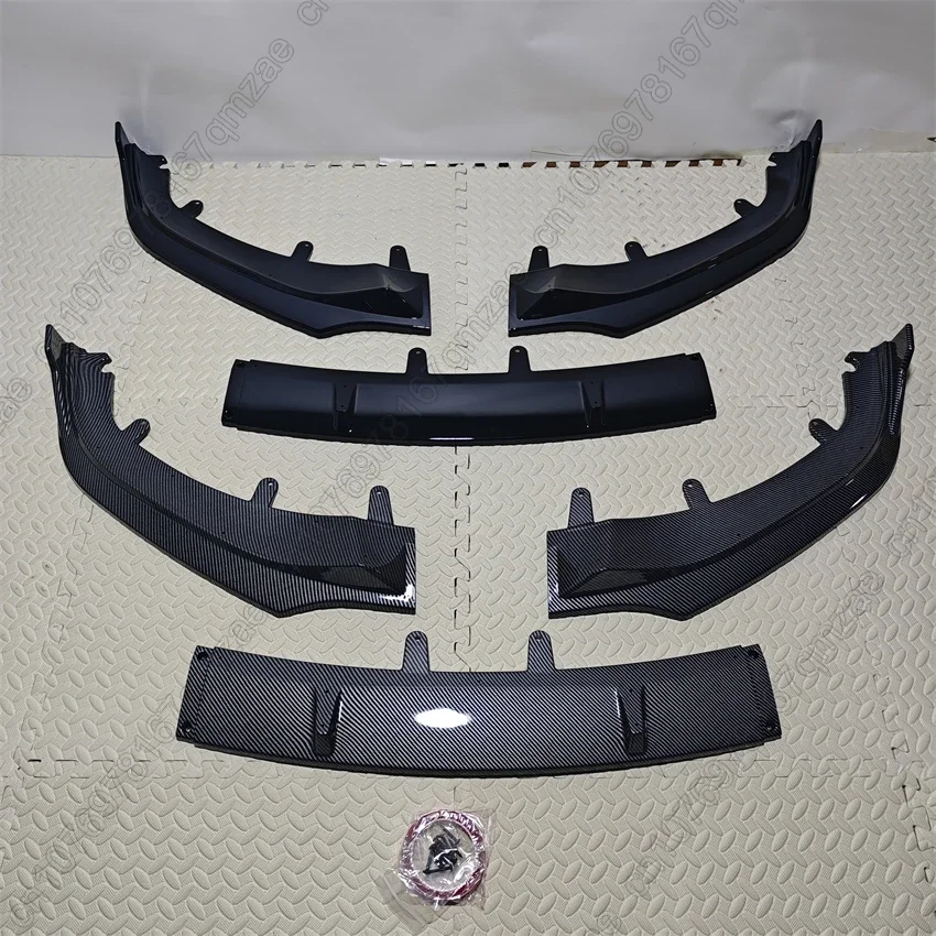 Cubierta protectora de barbilla delantera de coche para BMW 8 Series G14 G15 G16 m-sport 840i 840d M850i 2018-2024 Kits de difusor de alerón divisor de parachoques