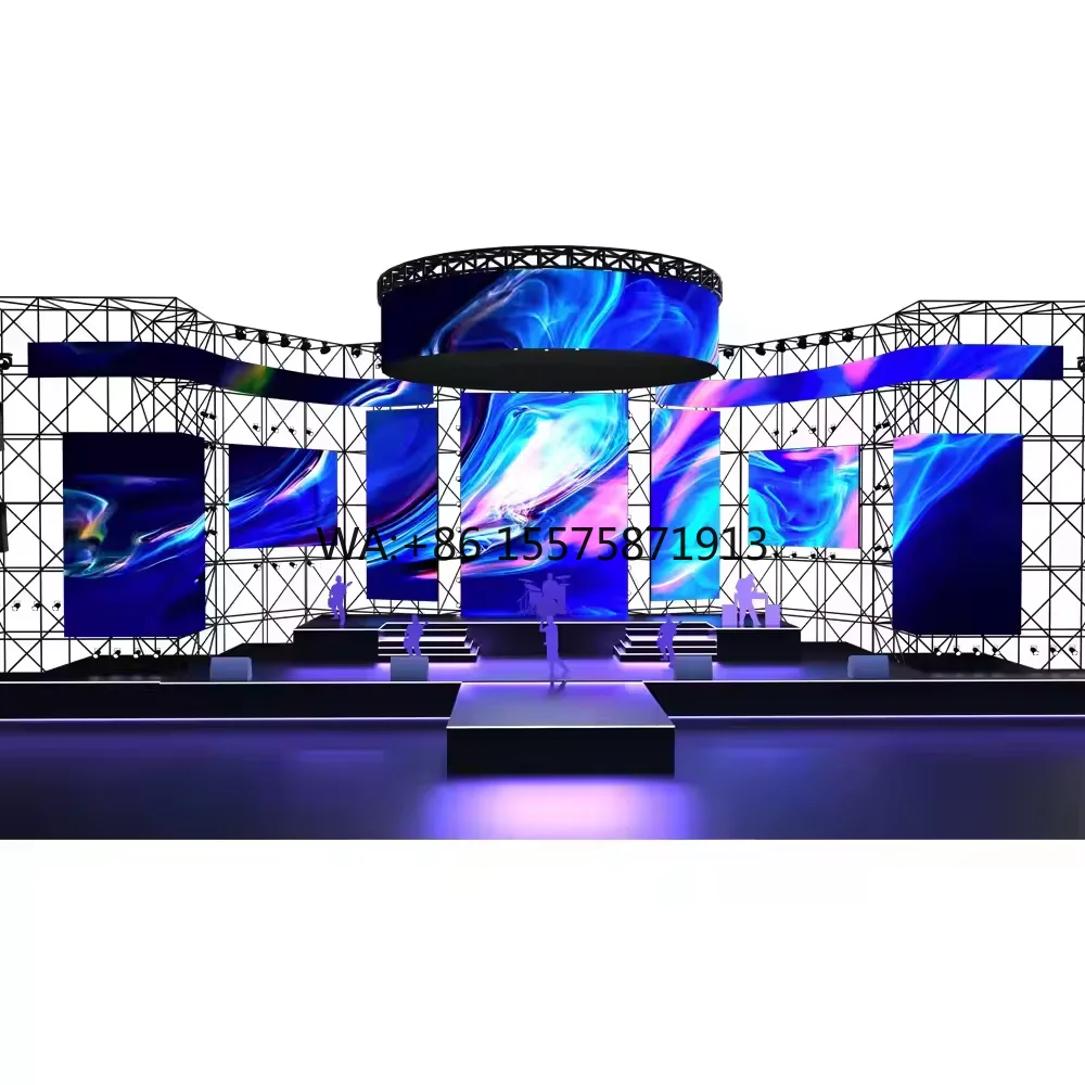 

Outdoor Waterproof 4K P3.91 Led Display Screen Panel Externa 500X500 Curved 3X5mm 3.9 P3.91 Pantalla De Led