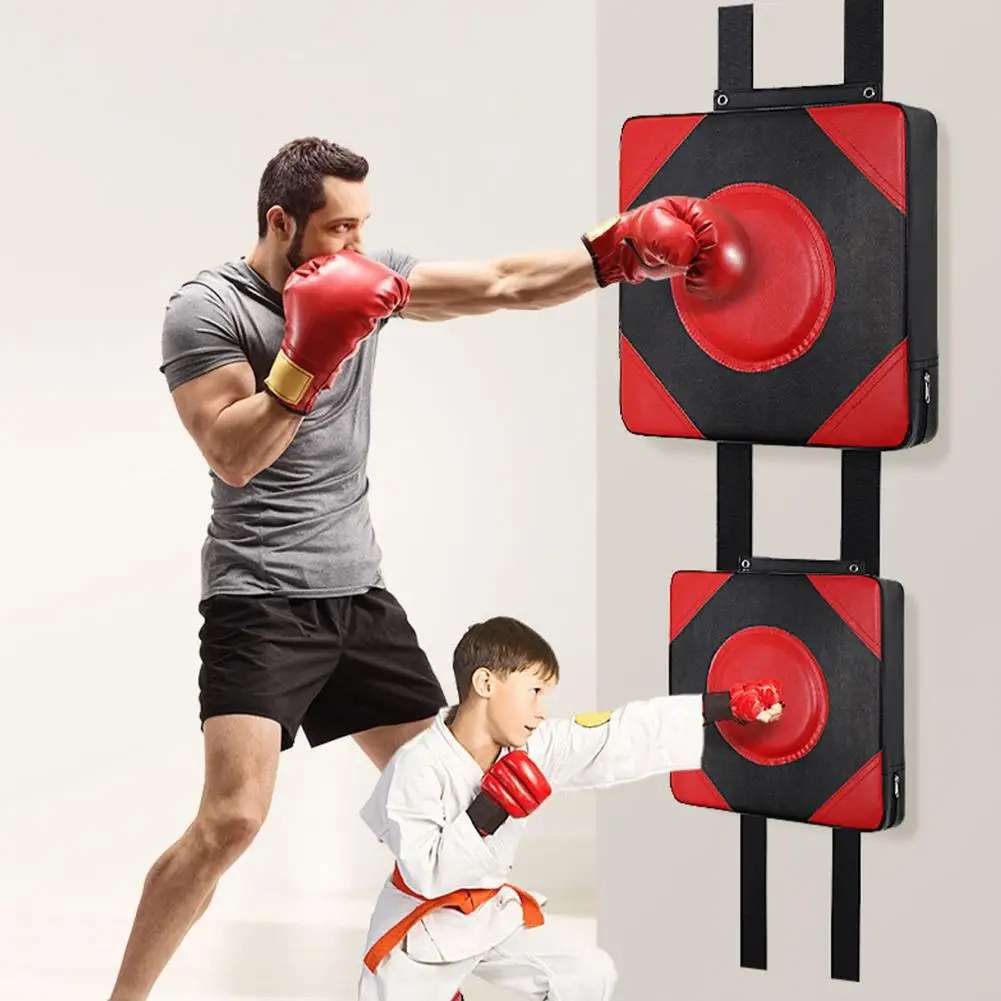 Professional Faux Leather Boxing Punch Target Thickened Wear-resistant Wall Punching Pad Training Equipment