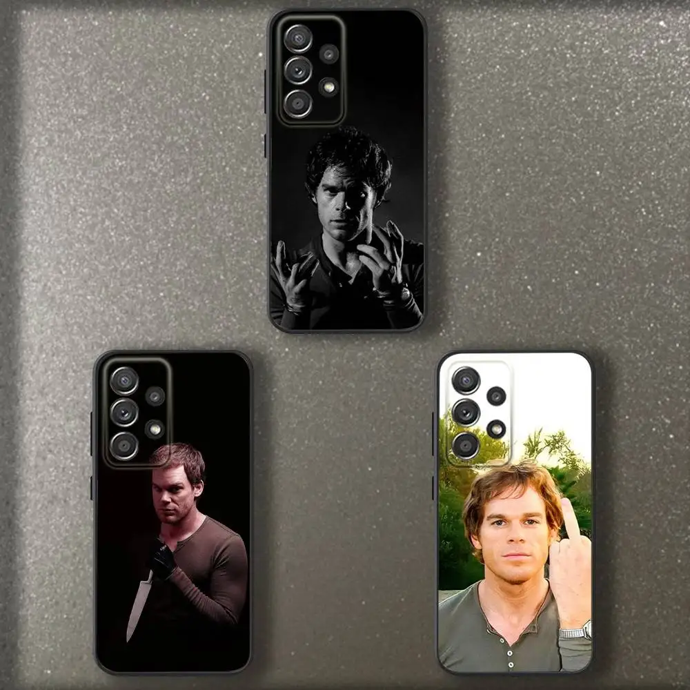 

TV D-Dexters M-Morgan Phone Case For Samsung S 25,24,23,22,30,21,10,9,Ultra,Plus,Lite,FE,4,5 G Soft Black Case