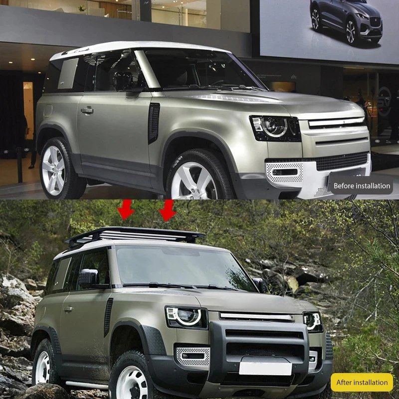 Bestseller Universal Double Lage Frame Heavy Duty Steel Roof Rack Multifunctional Rooftop Cargo Platform Fit 90 2021-2024