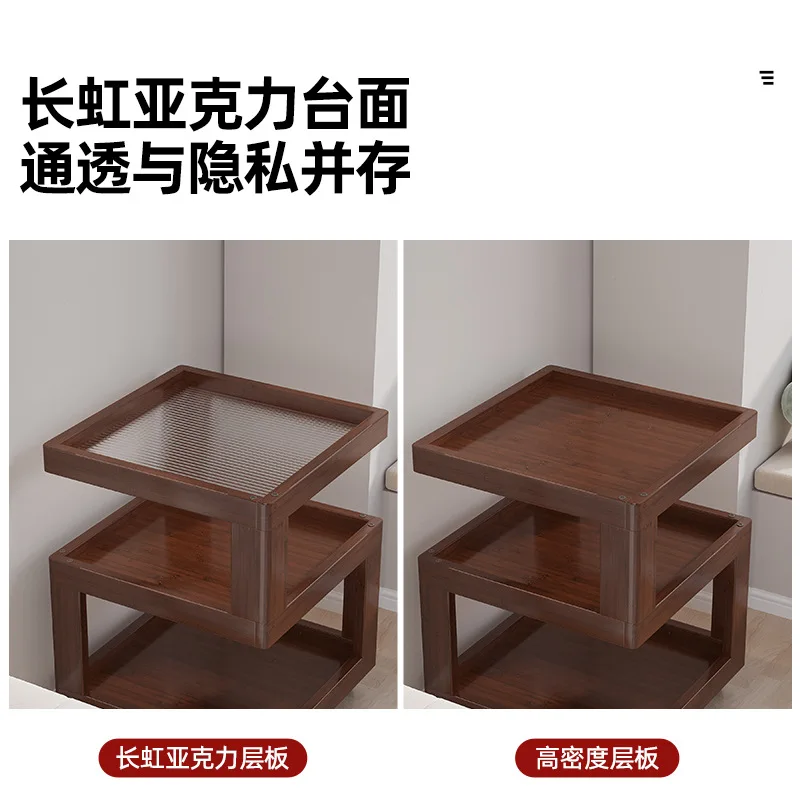 Couch side living room small table rack creative movable small apartment trolley home