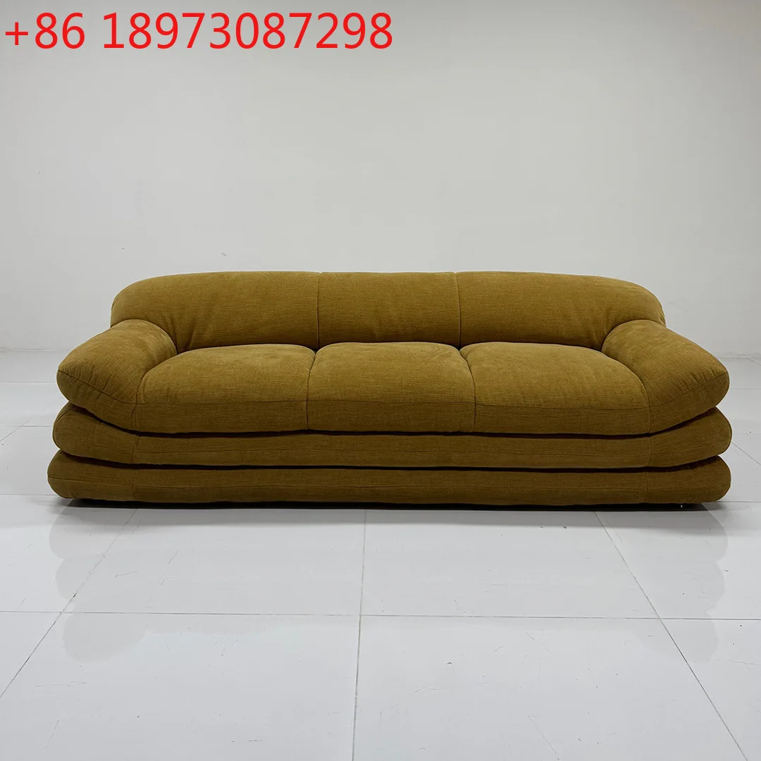 

Italian minimalist lazy pure hemp sofa sun straight down sofa
