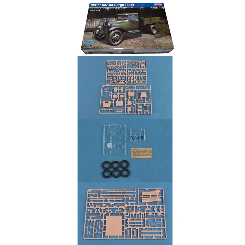 

Hobbyboss 83836 1:35 Soviet GAZAA GAZ-AA Cargo Truck Vehicle Car Hobby Display ornament Handcraft Toy Plastic Assembly Model Kit