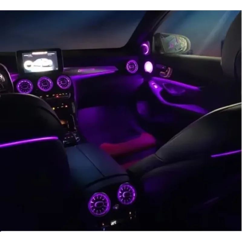 

Для Mercedes Benz w205 вентиляционная турбина, внешний свет, автоматическая система внутреннего освещения, 64 цвета, X253, окружающий свет