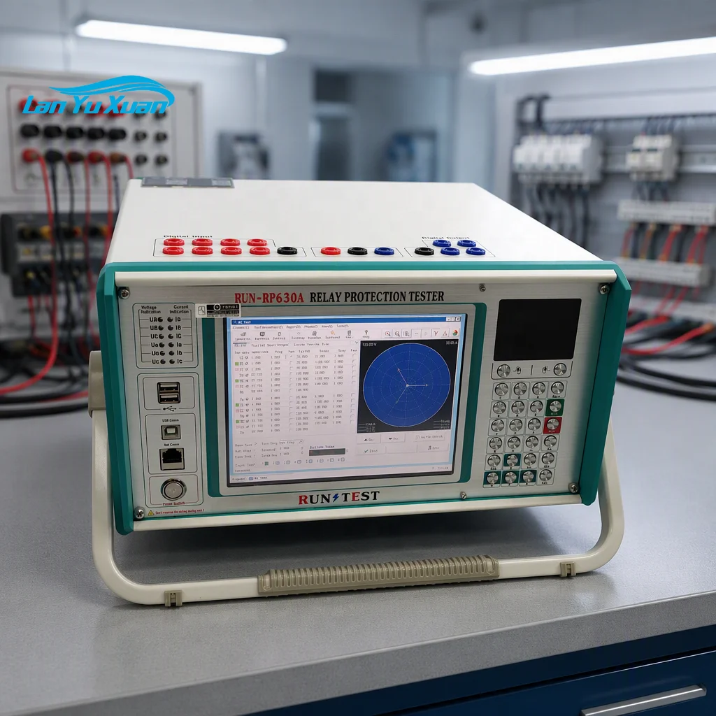 Ce for Certified 6 Phase Protection Relay for Test Set Electronic Secondary Injection Tester with 1 Year Warranty