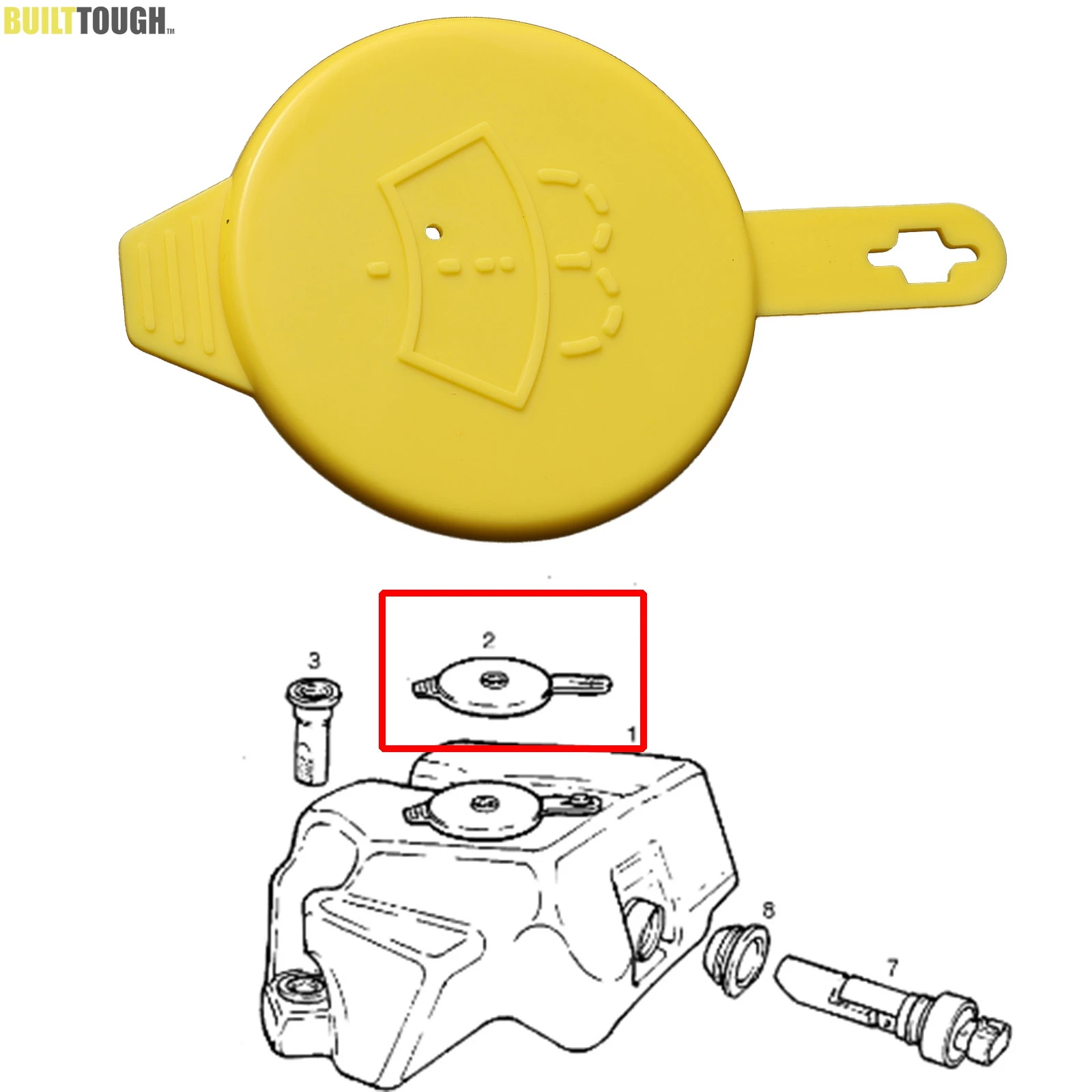 

1Pcs For Vauxhall Opel Corsa B C Astra E F Nova Tigra A B Combo B C Calibra Cavalier Windscreen Washer Bottle Cap 90563741