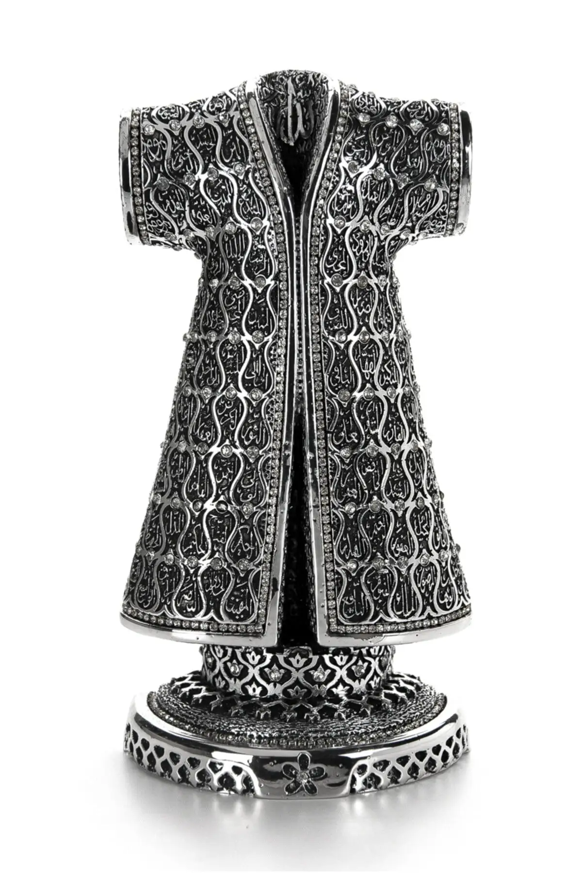 DOLBOVI esmaul husna embroidered crystal stone Kaftan trinket religious souvenir silver color