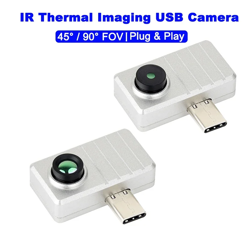 

Smartphone IR Thermal Imaging Camera Type-C Port Plug And Play Optional 45° / 90° FOV With Aluminum Alloy Case