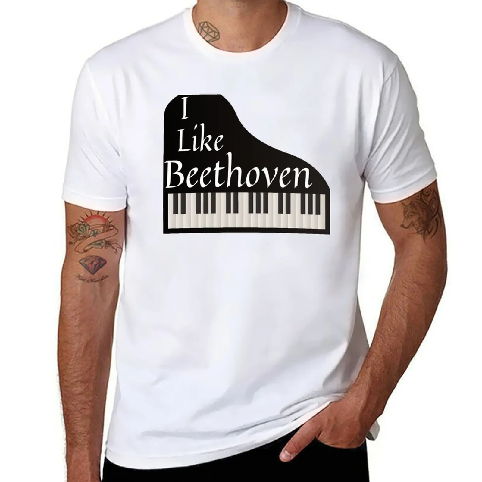 

I Like Beethoven. T-Shirt g man t shirts for men t shirts designer T-Shirt