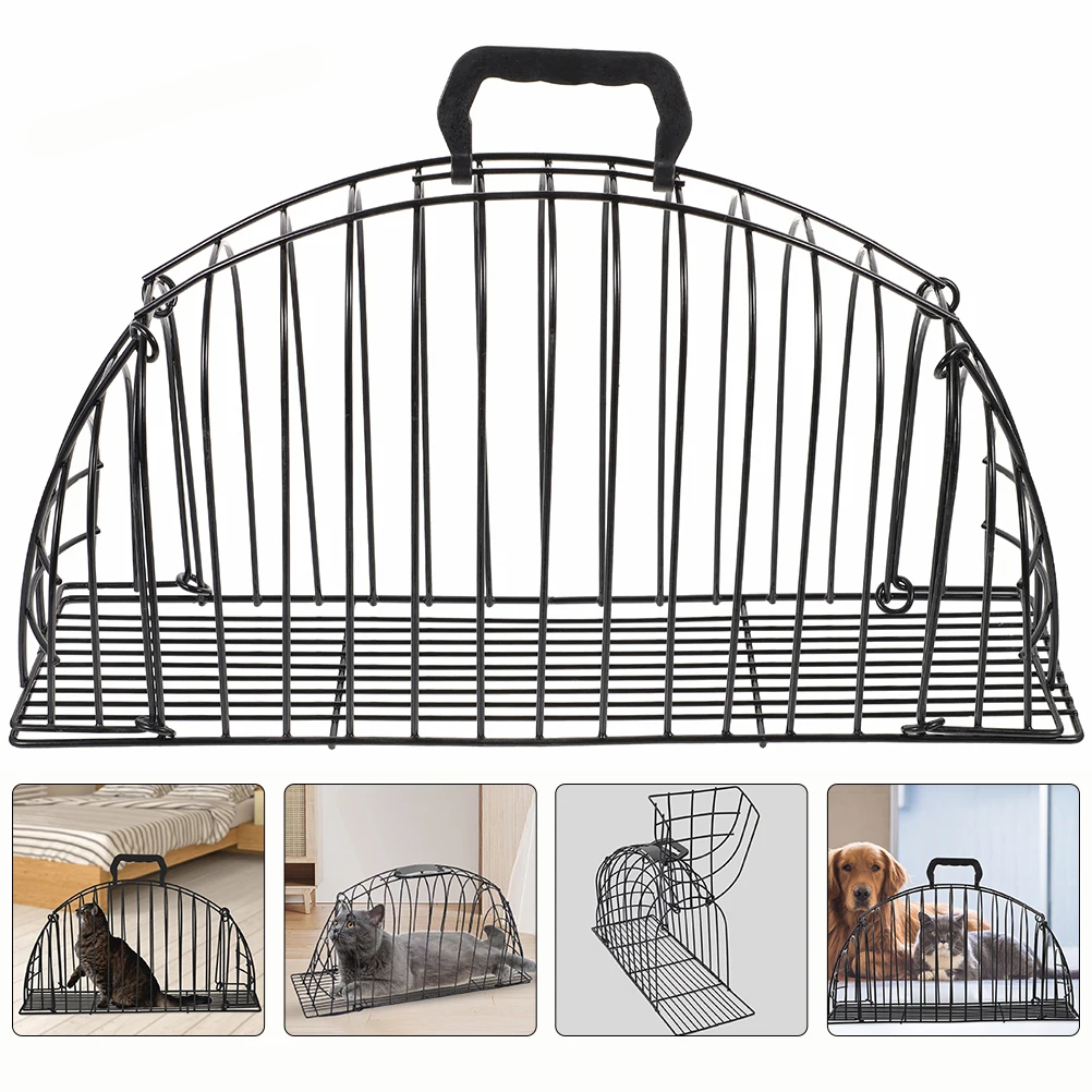 

Pet Bathing Cat Shower Portable Scratch-Resistant Durable Cat Bath Mesh Cage Grooming Supplies Stainless Steel Netting Cage For